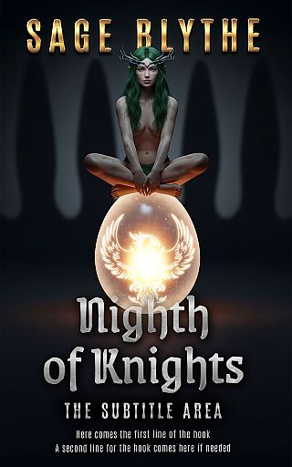 3D mockup of Woodsmoke #35309 - Premade Fantasy Book Cover | BookCoverZone