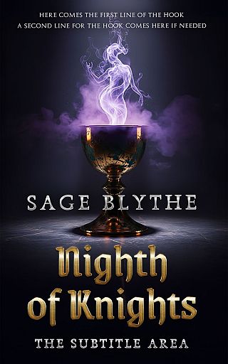 3D mockup of Cinder #35314 - Premade Fantasy Book Cover | BookCoverZone