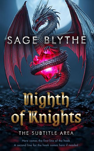 3D mockup of Charade #35317 - Premade Fantasy Book Cover | BookCoverZone