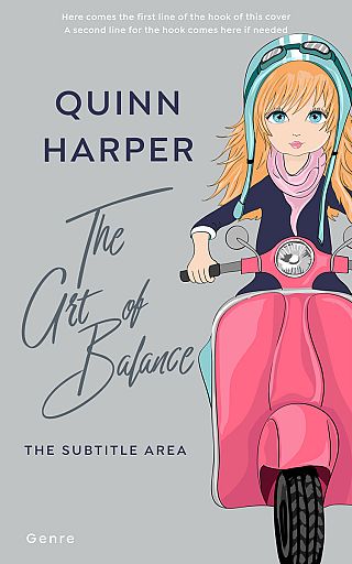 3D mockup of Pink Swan #35434 - Premade Chick Lit Book Cover | BookCoverZone