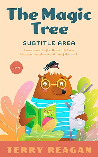 3D mockup of Givry #50040 - Premade Children Book Cover | BookCoverZone