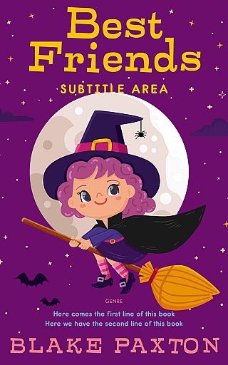 3D mockup of Disco #50085 - Premade Children Book Cover | BookCoverZone