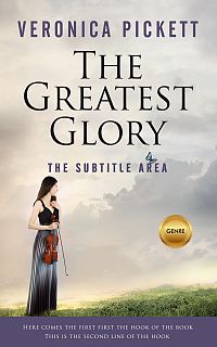 Pre Made Book Cover Swirl