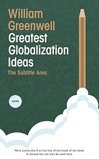 Pre Made Book Cover Mineral Green