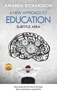 Pre Made Book Cover Quill Gray