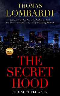 Pre Made Book Cover Ebony