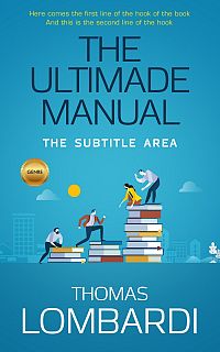 Pre Made Book Cover Eastern Blue