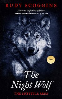 Pre Made Book Cover Ebony