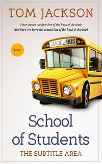 Pre Made Book Cover Pampas
