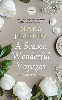 Pre Made Book Cover Cloudy