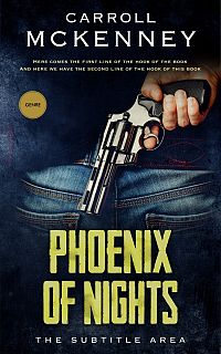 Pre Made Book Cover Black