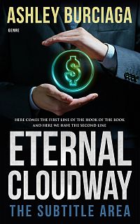 Pre Made Book Cover Swirl