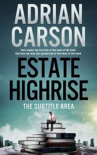 Pre Made Book Cover Blue Bayoux