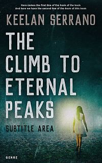 Pre Made Book Cover Green Spring