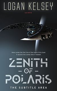 Pre Made Book Cover Outer Space