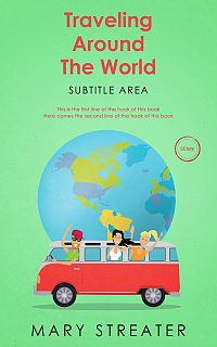 Pre Made Book Cover Algae Green