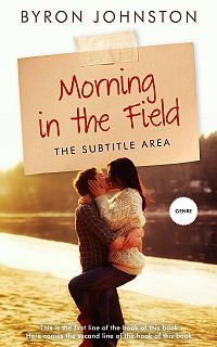 Pre Made Book Cover Gold Sand