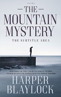 Pre Made Book Cover River Bed