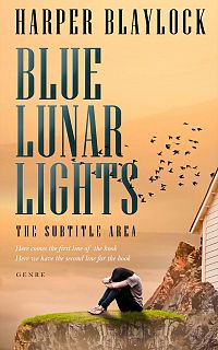 Pre Made Book Cover Gold Sand