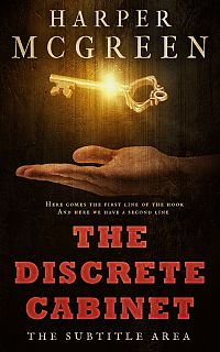 Pre Made Book Cover Brown Rust