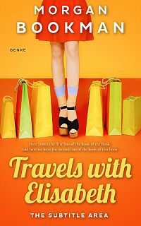Pre Made Book Cover Carrot Orange