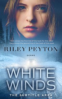 Pre Made Book Cover Blue Bayoux
