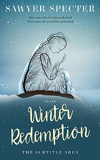Pre Made Book Cover Smalt Blue