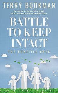 Pre Made Book Cover Polo Blue