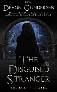 Pre Made Book Cover Black