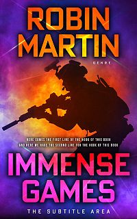 Pre Made Book Cover Burnt Sienna