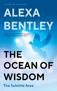 Pre Made Book Cover Tropical Blue