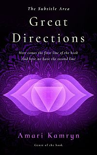 Pre Made Book Cover Heliotrope