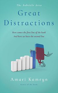 Pre Made Book Cover Neptune