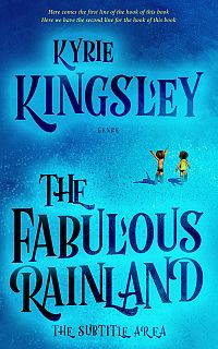 Pre Made Book Cover Bright Turquoise