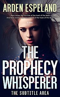 Pre Made Book Cover Moon Mist