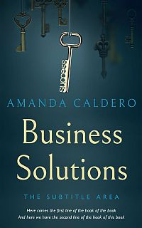Pre Made Book Cover Blue Dianne