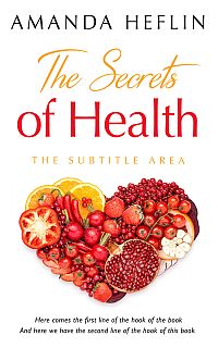 Pre Made Book Cover Persian Red