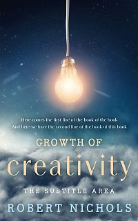 Pre Made Book Cover Blue Bayoux