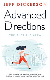 Pre Made Book Cover Aqua Haze