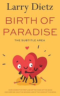 Pre Made Book Cover Saffron Mango