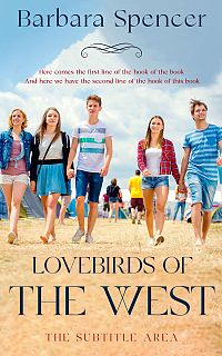 Pre Made Book Cover Swirl