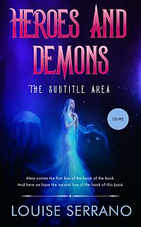 Pre Made Book Cover Violet