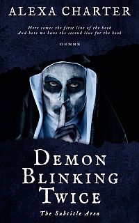 Pre Made Book Cover Ebony