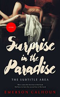 Pre Made Book Cover Cameo