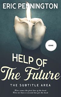Pre Made Book Cover Limed Spruce