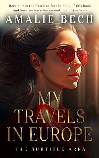 Pre Made Book Cover Cameo