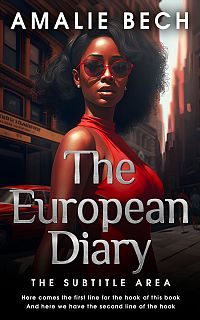 Pre Made Book Cover Cocoa Brown
