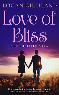 Pre Made Book Cover Blossom
