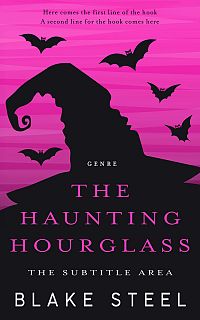 Pre Made Book Cover Cerise