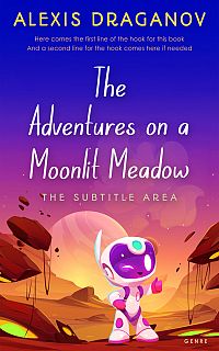 Pre Made Book Cover Vivid Violet